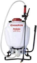 Chapin - 4 Gal Garden Backpack Sprayer - Reinforced Hose, Polyethylene Tank, For Industrial Applications - Exact Tool & Supply