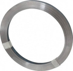 Value Collection - 1 Piece, 100 Ft. Long x 1/2 Inch Wide x 0.015 Inch Thick, Roll Shim Stock - Spring Steel - Exact Tool & Supply