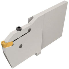 Iscar - 8" Groove Width, 80mm Max Depth of Cut, Left Hand Cut, CGFG Indexable Grooving Blade - GIMF, GIMM 8CC, GIMY, GIMY (Full Radius), GIMY-F Insert Style, Series Cut Grip - Exact Tool & Supply