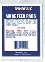 Dynaflux - Treated Wire Feed Pads - For Use with All Size MIG Wire - Exact Tool & Supply