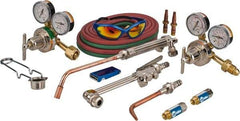 Miller-Smith - 6 Inch Cutting Capacity, 40,125 BTU and HR Max Heating Capacity, 3/8 Inch Welding Capacity, Oxygen and Acetylene Torch Kit - American Classic Cutting, Welding and Heating Outfit - Exact Tool & Supply