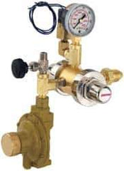 Miller-Smith - 580 CGA Inlet Connection, 3,000 Max psi, Nitrogen Welding Regulator - 3/8" FNPT Thread - Exact Tool & Supply