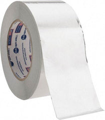 Intertape - 2-1/2" x 60 Yds Silver Foil Tape - 4.6 mil, Acrylic Adhesive, Aluminum Foil Backing, 30 Lb/ln Tensile Strength, -35°F to 350°F, Series ALF200L - Exact Tool & Supply