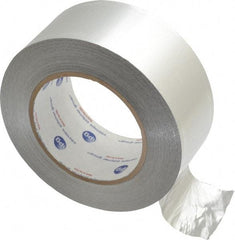 Intertape - 2" x 60 Yds Silver Foil Tape - 5 mil, Acrylic Adhesive, Aluminum Foil Backing, 28 Lb/ln Tensile Strength, -29.2°F to 325°F, Series ALF300 - Exact Tool & Supply