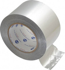 Intertape - 3" x 60 Yds Silver Foil Tape - 5 mil, Acrylic Adhesive, Aluminum Foil Backing, 28 Lb/ln Tensile Strength, -29.2°F to 325°F, Series ALF300 - Exact Tool & Supply