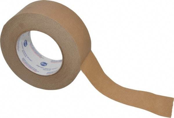 Intertape - 2" x 60 Yd Natural (Color) Rubber Adhesive Packaging Tape - Paper Backing, 7.2 mil Thick, 45 Lb Tensile Strength, Series 530 - Exact Tool & Supply