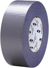Intertape - 3" x 55m Silver Duct Tape - 11 mil, Rubber Adhesive, Polyethylene Cloth Backing, 20 Lb/ln Tensile Strength, 32°F to 180°F, Series AC36 - Exact Tool & Supply