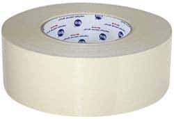 Intertape - 2" x 60 Yd Natural (Color) Rubber Adhesive Packaging Tape - Polyester Film Backing, 10.2 mil Thick, 265 Lb Tensile Strength, Series RP24 - Exact Tool & Supply