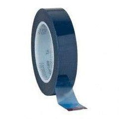 Intertape - 1" Wide x 72 Yd Long Blue Polyester Film Masking Tape - Series 6120, 3.2 mil Thick, 25 In/Lb Tensile Strength - Exact Tool & Supply