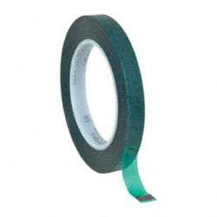 Intertape - 1/2" Wide x 72 Yd Long Green Polyester Film Masking Tape - Series 6215, 3.4 mil Thick, 50 In/Lb Tensile Strength - Exact Tool & Supply