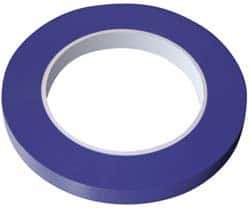 Intertape - 1/4" Wide x 36 Yd Long Blue Vinyl Masking Tape - Series FM71, 5.4 mil Thick, 14 In/Lb Tensile Strength - Exact Tool & Supply