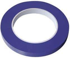 Intertape - 1/2" Wide x 36 Yd Long Blue Vinyl Masking Tape - Series FM71, 5.4 mil Thick, 14 In/Lb Tensile Strength - Exact Tool & Supply