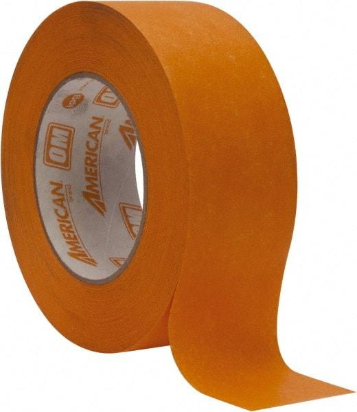 Intertape - 2" Wide x 60 Yd Long Orange Paper Masking Tape - Series Orange Mask, 7.3 mil Thick, 23 In/Lb Tensile Strength - Exact Tool & Supply