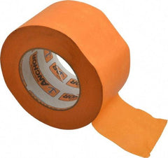 Intertape - 3" Wide x 60 Yd Long Orange Paper Masking Tape - Series Orange Mask, 7.1 mil Thick, 23 In/Lb Tensile Strength - Exact Tool & Supply