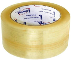 Intertape - 2" x 1640 Yd Clear Rubber Adhesive Sealing Tape - Polypropylene Film Backing, 1.85 mil Thick, 27 Lb Tensile Strength, Series 7100 - Exact Tool & Supply