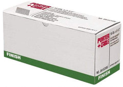 Porter-Cable - 15 Gauge 2" Long Finishing Nails for Power Nailers - Grade 2 Steel, Bright Finish, Smooth Shank, Angled Stick Collation, Chisel Point - Exact Tool & Supply