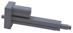 Duff-Norton - 12" Stroke Len, 25% Duty Cycle, 12 Volt, Linear Electromechanical Actuator with Limit Switch - DC Input, 0.37" per Second, 250 Lb Capacity - Exact Tool & Supply