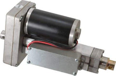 Duff-Norton - 4" Stroke Len, 25% Duty Cycle, 12 Volt, Linear Electromechanical Actuator with Limit Switch - DC Input, 0.37" per Second, 250 Lb Capacity - Exact Tool & Supply