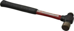 Proto - 3/4 Lb Head Ball Pein Hammer - Fiberglass Handle, 1-1/4" Face Diam, 12-1/16" OAL, Fiberglass with Cushion Grip - Exact Tool & Supply