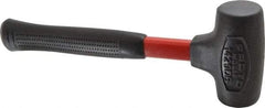 Proto - 16 oz Head 1-5/8" Face Diam Urethane Dead Blow Hammer - 12" OAL, Fiberglass Handle - Exact Tool & Supply