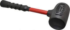 Proto - 64 oz Head 2-5/8" Face Diam Urethane Dead Blow Hammer - 14-3/8" OAL, Fiberglass Handle - Exact Tool & Supply
