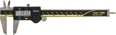 Mitutoyo - 0 to 150mm Range, 0.01mm Resolution, Electronic Caliper - Stainless Steel with 40mm Stainless Steel Jaws, 0.03mm Accuracy - Exact Tool & Supply