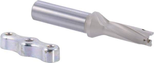 Iscar - 0.472 to 0.488" Diam, 3xD, 1.41" Max Depth, 5/8" Shank Diam, 3.95" OAL, Replaceable Tip Drill - IDI-SG, IDI-SK Insert, DCM Toolholder, Series ChamDrill - Exact Tool & Supply