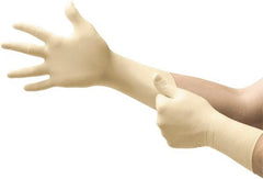 Microflex - Size XL, 11.8 mil, Industrial Grade, Powder Free Latex Disposable Gloves - Exact Tool & Supply