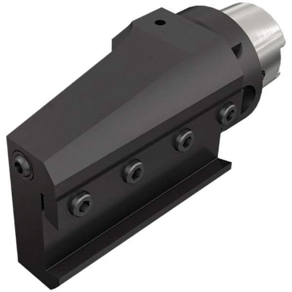 Iscar - 138mm Head Length, Modular Grooving Blade Holder Head - Left Hand Cut, System Size HSK A63WH, Through Coolant, Series ExchangeableHeads - Exact Tool & Supply