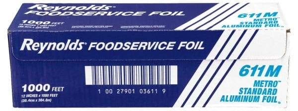 Reynolds - 12" Wide x 1,000' Long Aluminum Foil Roll - Use with Food Protection - Exact Tool & Supply