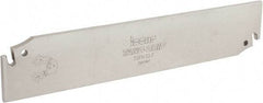 Iscar - 2.0709" Blade Height, 0.236" Blade Width, 10.236" OAL, Neutral Cut, Single End Indexable Cut-Off Blade - TGFH Blade, Tang-Grip Series - Exact Tool & Supply
