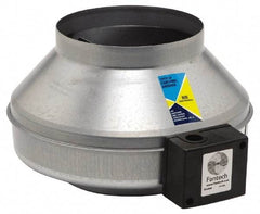 Fantech - 8" Diam, 1.14 Amp, 120 Volt Duct Fan - 461 CFM, 2,550 RPM, 0.183 hp, Variable Speed - Exact Tool & Supply