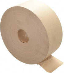 Intertape - 2-3/4" x 500' Natural (Color) Water Activated Adhesive Sealing Tape - Paper Backing, 6.1 mil Thick, Series KR500 - Exact Tool & Supply