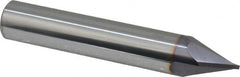 Niagara Cutter - 1/2" Diam 2 Flute Single End Solid Carbide Chamfer Mill - Exact Tool & Supply