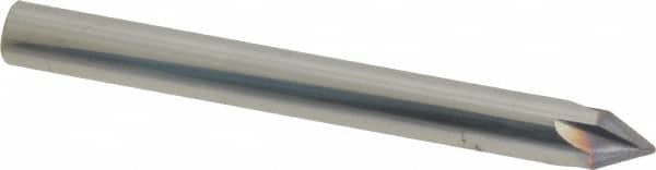 Niagara Cutter - 1/4" Diam 4 Flute Single End Solid Carbide Chamfer Mill - Exact Tool & Supply