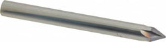 Niagara Cutter - 1/4" Diam 4 Flute Single End Solid Carbide Chamfer Mill - Exact Tool & Supply