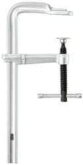 Bessey - 3-1/8" Deep Throat, 6" Max Capacity, Standard Sliding Arm Clamp - 550 Lb Clamping Pressure, 0.55" Spindle Diam - Exact Tool & Supply