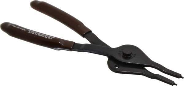 Paramount - Standard Jaw, Snap Ring Plier - 9-3/8" OAL - Exact Tool & Supply