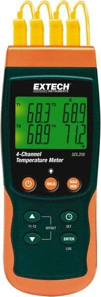 Extech - -58 to 2372°F, Temp Recorder - Exact Tool & Supply