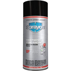 Krylon - 16.75 oz Aerosol White Spray Adhesive - High Tack, 350°F Heat Resistance, Low Strength Bond, Flammable, Series SP7000 - Exact Tool & Supply