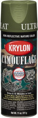 Krylon - Light Green, Flat, Direct to Plastic Spray Paint - Exact Tool & Supply