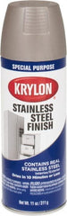 Krylon - Stainless Steel, Flat, Metallic Spray Paint - Exact Tool & Supply