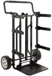 DeWALT - 175 Lb Capacity 37-5/8" OAH DS Carrier - 16-1/2 x 11-1/2" Base Plate, Swept Back, Continuous Handle, Steel/Plastic/Rubber, Rubber Wheels - Exact Tool & Supply