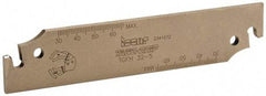 Iscar - 1.26" Blade Height, 0.157" Blade Width, 5-29/32" OAL, Neutral Cut, Single End Indexable Cut-Off Blade - TGFH Blade, Tang-Grip Series - Exact Tool & Supply