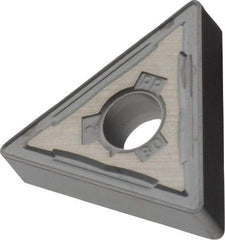 Kennametal - TNMG432 RP Grade KCU10 Carbide Turning Insert - TiAlN Finish, 60° Triangle, 1/2" Inscr Circle, 3/16" Thick, 1/32" Corner Radius - Exact Tool & Supply