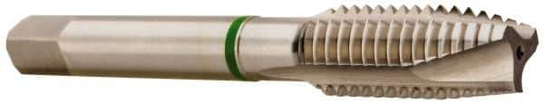 Accupro - M10x1.50, 3 Flute, Bright Finish, Vanadium High Speed Steel Spiral Point Tap - Plug Chamfer, Right Hand Thread, 77mm OAL, 24mm Thread Length, 9.677mm Shank Diam, 6H Class of Fit - Exact Tool & Supply