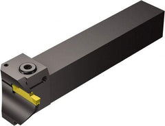 Sandvik Coromant - R/LG123..BM, External, Left Hand, 20mm Max Depth of Cut, Indexable Grooving Tool Holder - N123L2-0800-0008-TF Insert Compatibility, 25mm Shank Height, 25mm Shank Width, 151.2mm OAL - Exact Tool & Supply