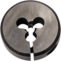Union Butterfield - 5/16-24 UNF Thread, 1-1/2" Outside Diam High Speed Steel Round Die - 1/2" Thick, Right Hand Thread, Series 2510, Adjustable - Exact Tool & Supply