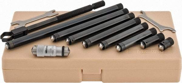 Mitutoyo - 1-1/2 to 12 Inch Range, Mechanical Inside Tubular Micrometer - 0.001 Inch Graduation, 0.00012+m+0.00004xR/20 Inch Accuracy - Exact Tool & Supply