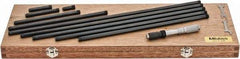 Mitutoyo - 4 to 40 Inch Range, Mechanical Inside Tubular Micrometer - 0.001 Inch Graduation, 0.00012+m+0.00004xR/20 Inch Accuracy - Exact Tool & Supply